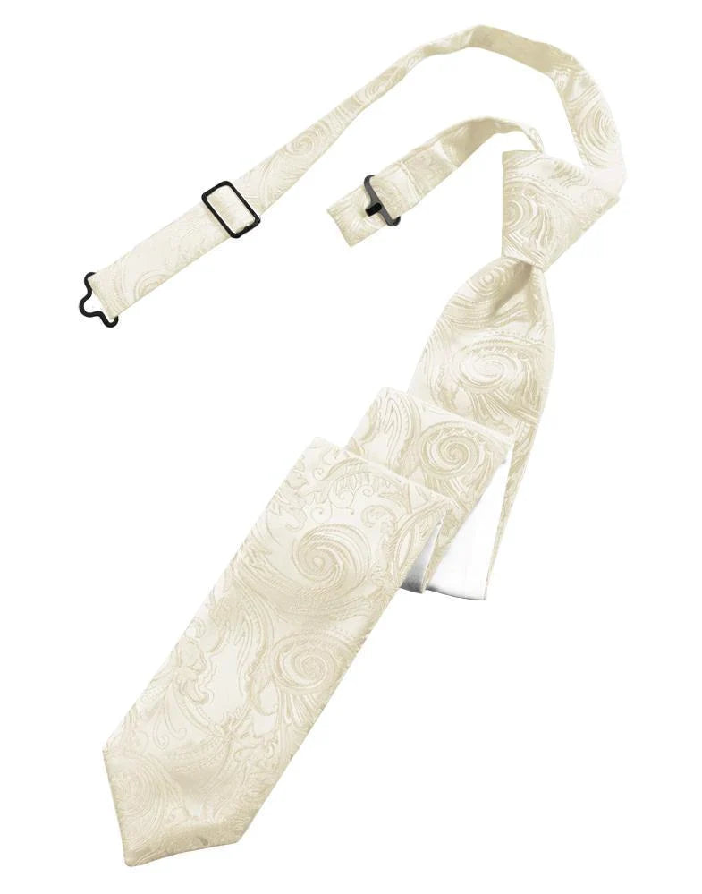 Tapestry Skinny Necktie Pre- Tied-18