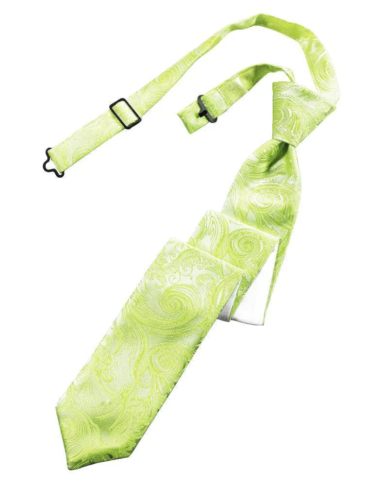 Tapestry Skinny Necktie Pre- Tied-25