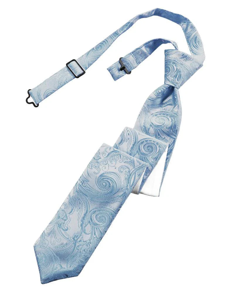 Tapestry Skinny Necktie Pre- Tied-33