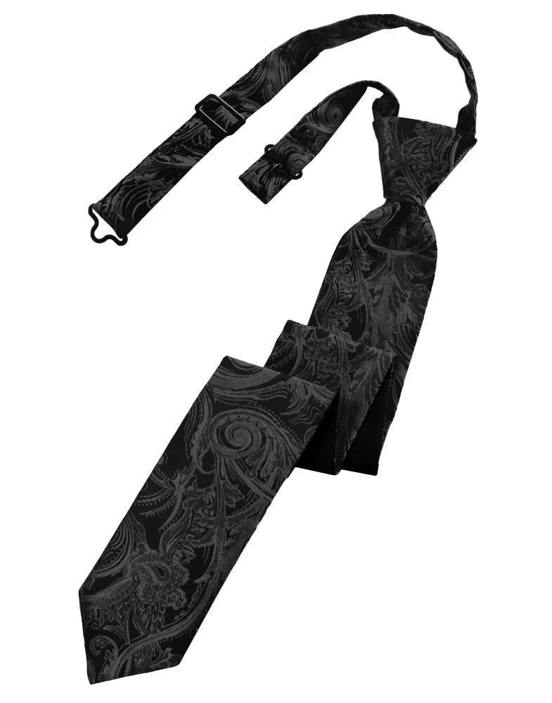 Tapestry Skinny Necktie Pre- Tied-35